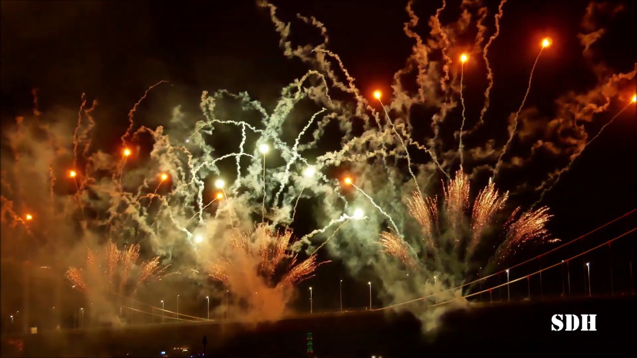 Feuerwerk 26.Ruhrorter Hafenfest Duisburg 2019