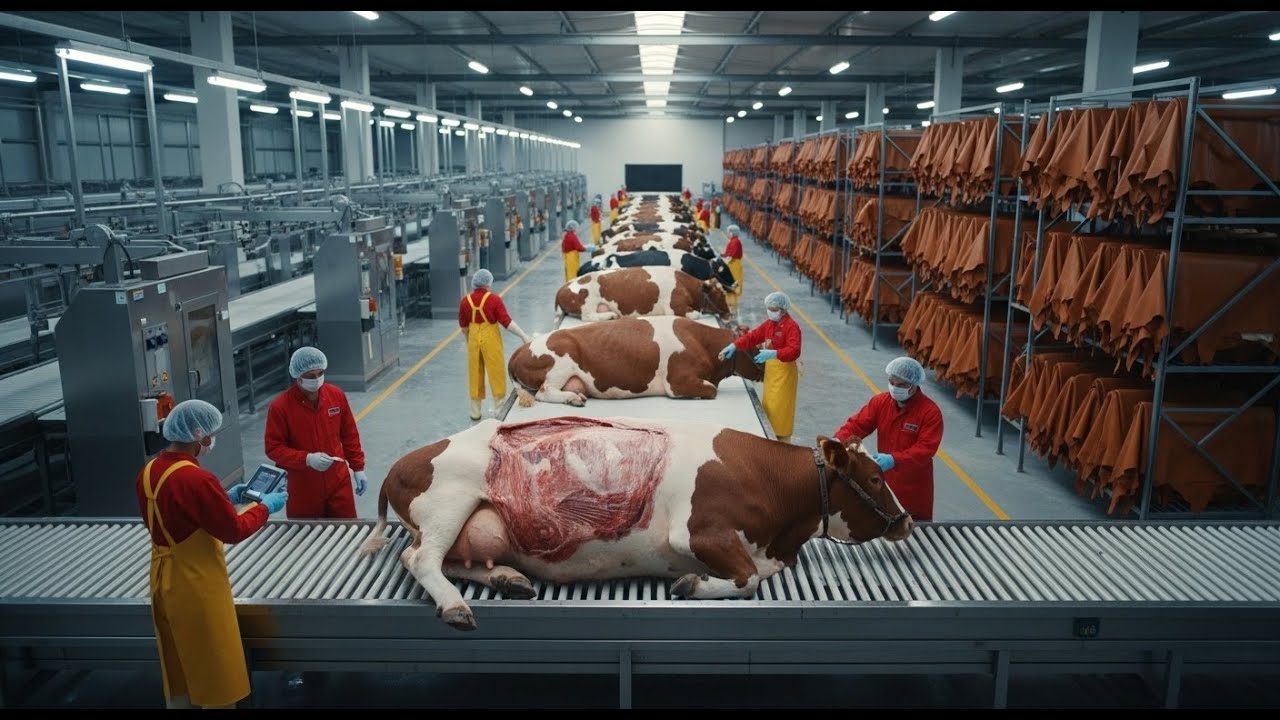 Full Process | Inside the Cow Leather Factory Turning Hides into MILLION-DOLLAR Luxury Goods