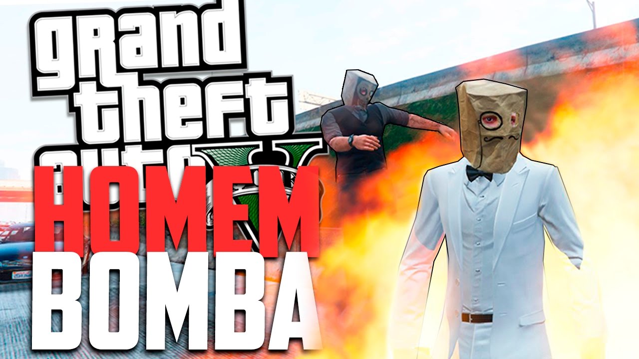 HOMEM BOMBA (BUG) - GTA 5 MOMENTOS ENGRAÇADOS