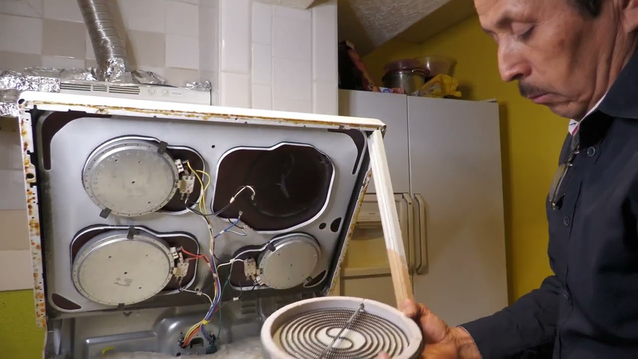 estufa electrica GE no le funciona un quemador