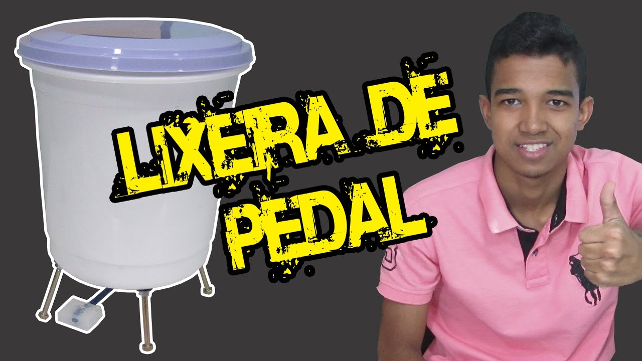 LIXEIRA DE PEDAL CASEIRA !!!
