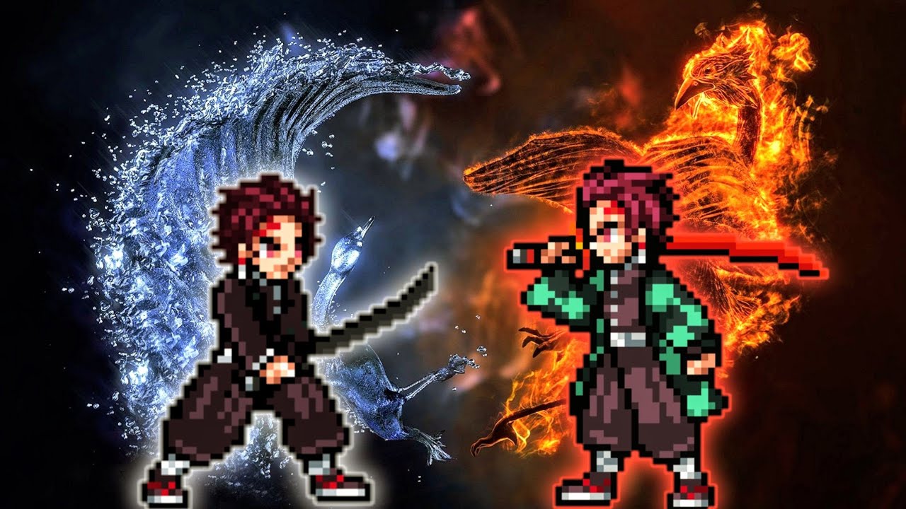 Tanjiro S3 OP (New) VS Chaos Tanjiro OP(All Form) in Jump Force Mugen