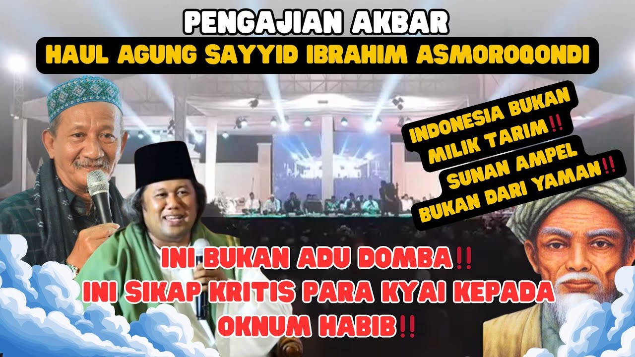 PARA KYAI RITIK HABIS HABAIB YANG MEMBELOKKAN SEJARAH‼️PENGAJIAN AKBAR GUS MUWAFIQ GUS ALI MASYHURI