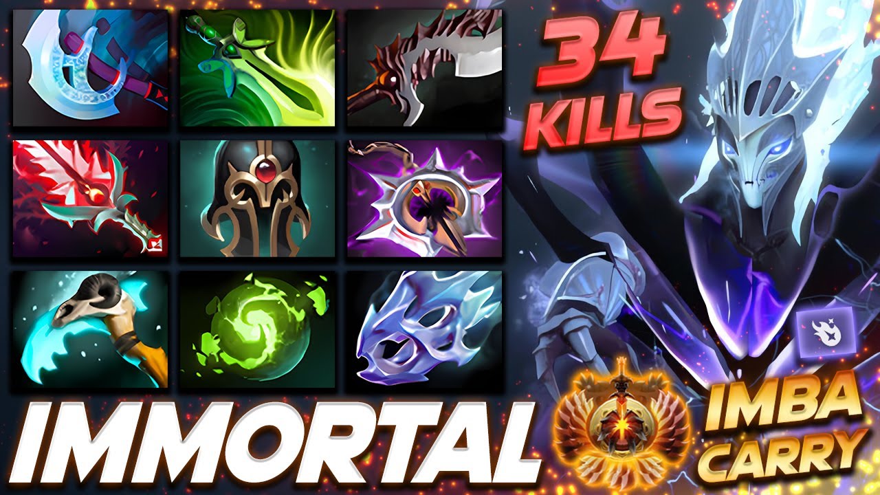 Spectre IMBA CARRY 34 KILLS Immortal Rank - Dota 2 Pro Gameplay [Watch & Learn]