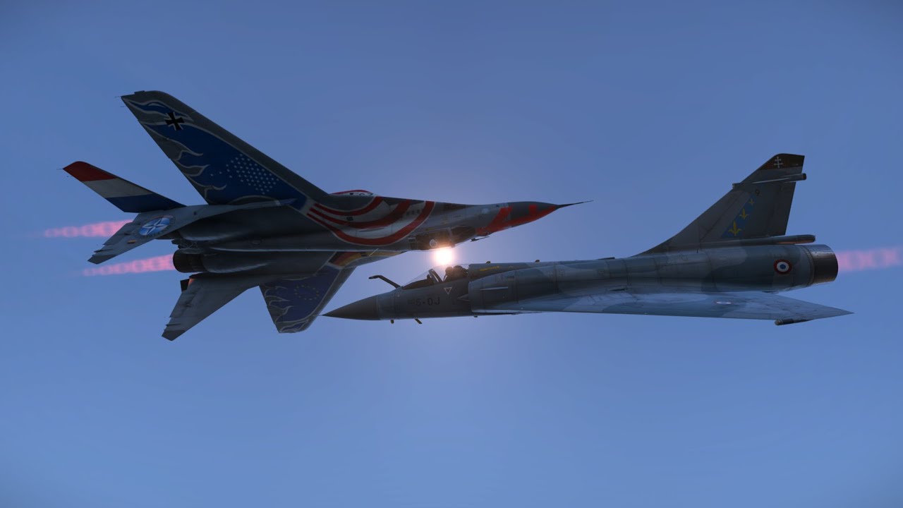 Best Dogfight. 10 mins in the Mirage 2000C-S4 vs. MiG-29G with @Skullsplitter217​