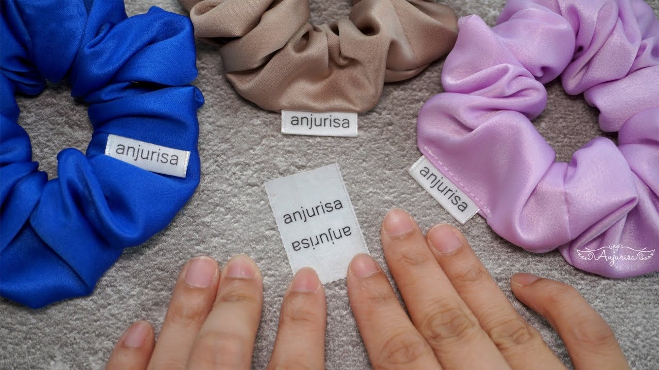 3 WAYS to Sew Scrunchies with Label ❤️ How to Make Scrunchies with Label for Small Business Owners