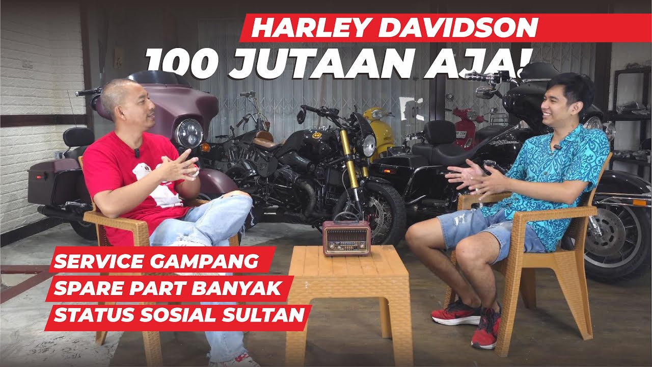 HARLEY DAVIDSON untuk PEMULA, sudah murah cuman 100 jutaan aja, bisa jadi Sultan pakai Moge