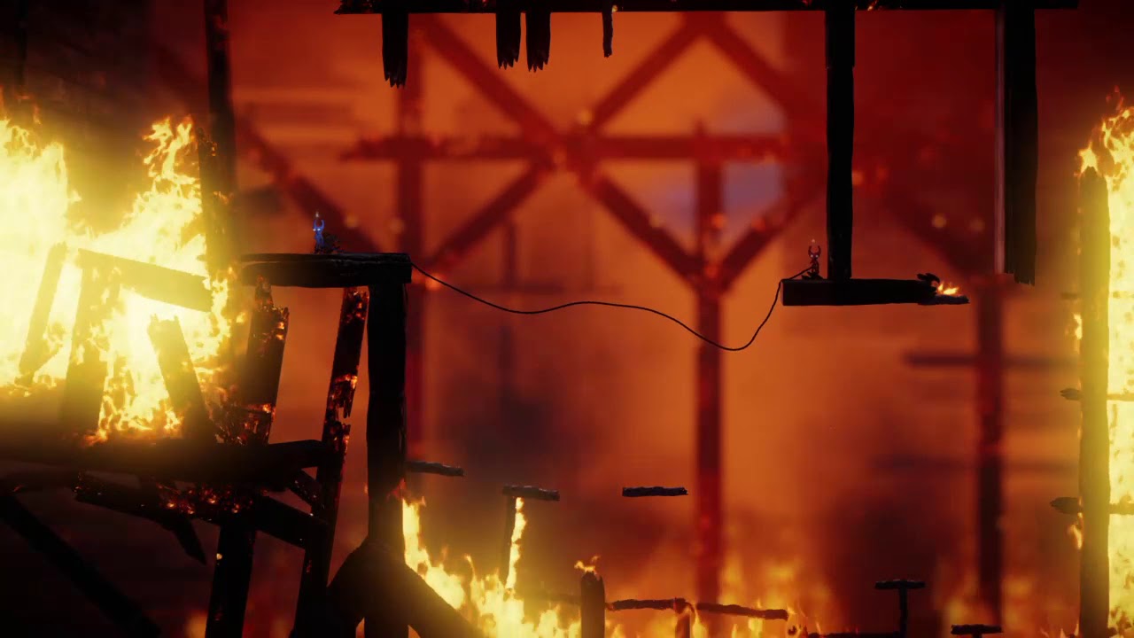 Unravel 2 Challenge 18 - Burning down the house - Co-op