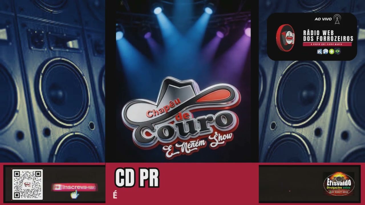 CHAPÉU DE COURO REPERTÓRIO EXCLUSIVO CD PROMOCIONAL, PRA TOCAR NOS PAREDÕES E JBL