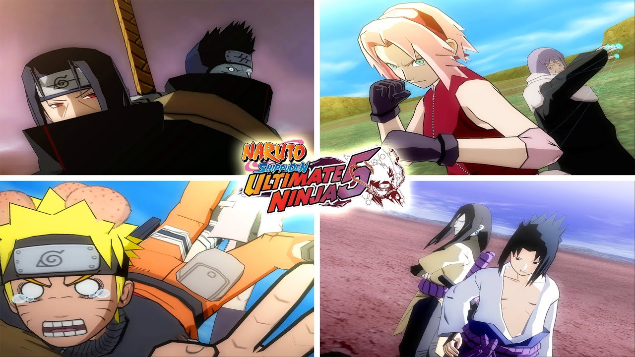 Naruto Shippuden: Ultimate Ninja 5 - All Team Ultimate Jutsus / All Characters