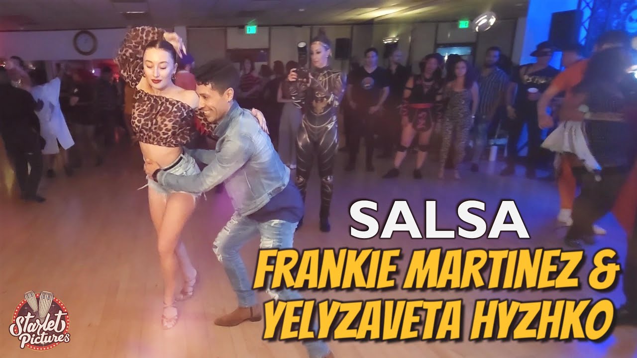Frankie Martinez & Yelyzaveta Hyzhko  Salsa Dancing - Unified On2 Social Halloween 2022