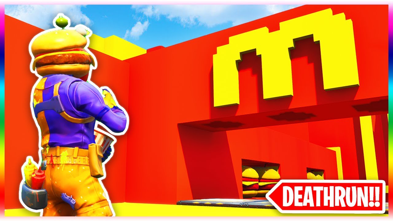 Смертельный забег в Макдоналдсе! — Fortnite McDeathrun (творческий режим Fortnite)