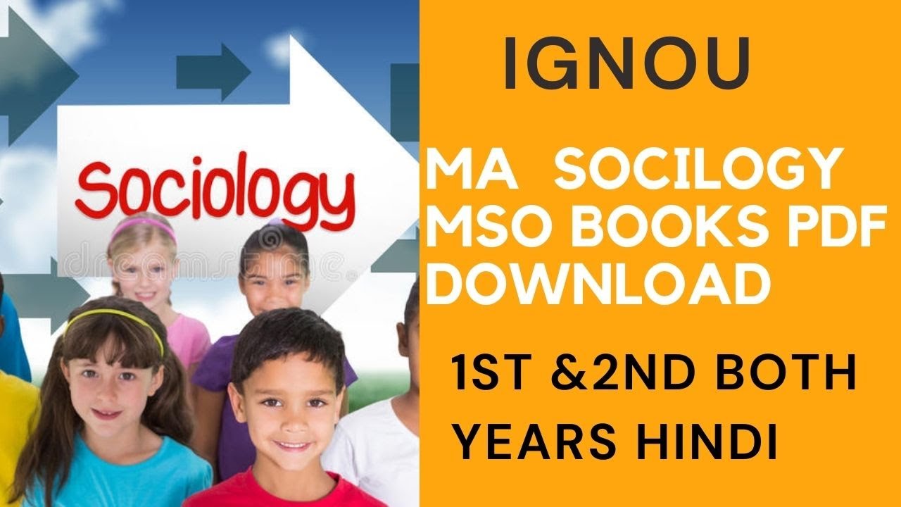 ma sociology mso ignou study material pdf download hindi medium