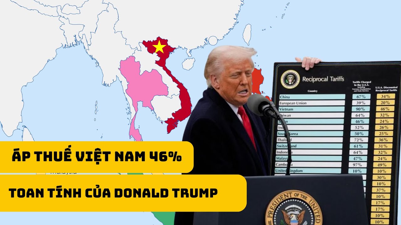 Vì sao Donald Trump áp thuế 46% lên Việt Nam? Sự thật về 'sân sau' với Mỹ