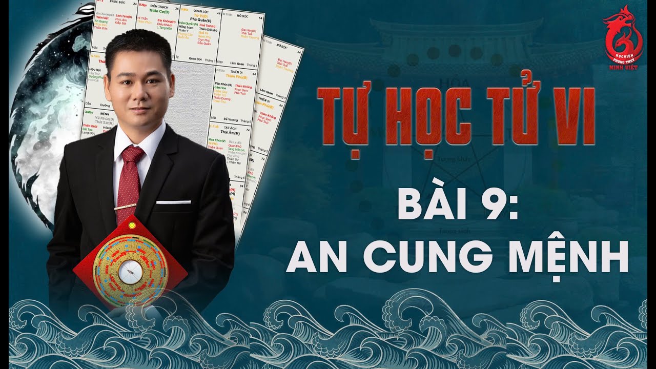 Tự Học Tử Vi | Bài 9: An Cung Thân