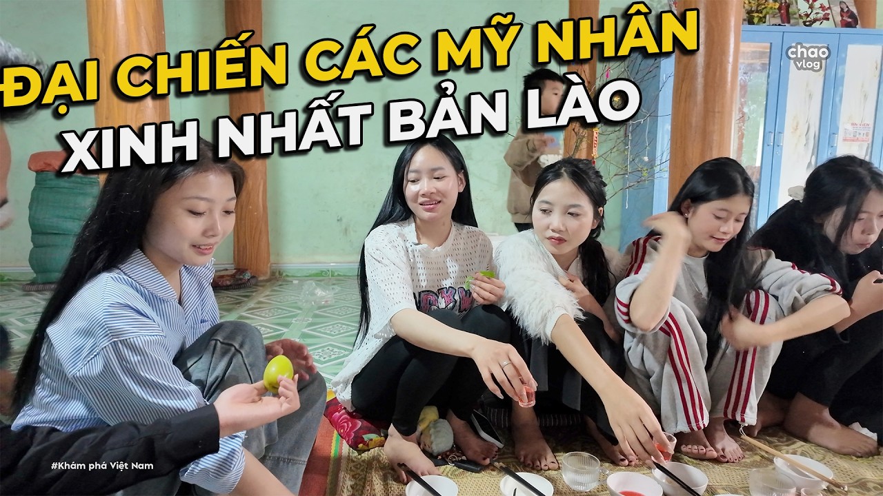 Những Cô Gái Đẹp Nhất Bản Người Lào Ăn Chơi Nhảy Múa 30 Tháng Giêng Vẫn Chưa Hết Tết Quá Đã..!!
