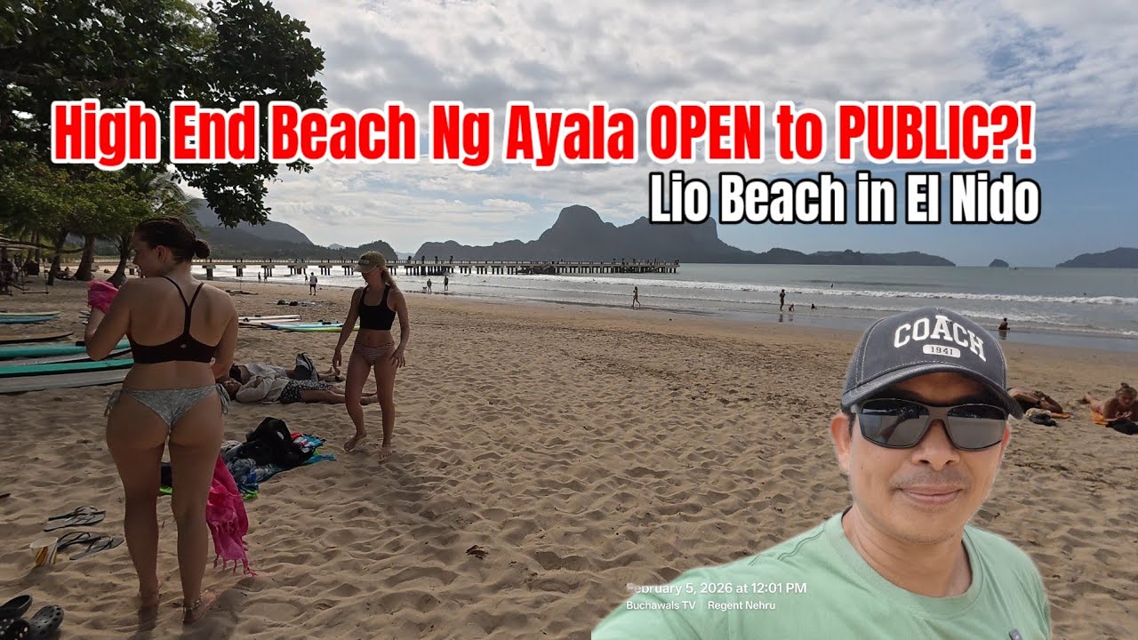 World Class Beach in El Nido Open to Public!