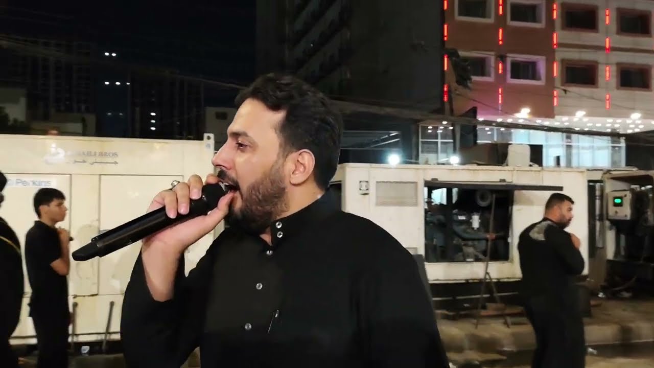 الرادود مشتاق العتابي والرادود محمد علاء الكاظمي  || 5 محرم 1447 هـ || موكب عزاء الجواهرية || (2)