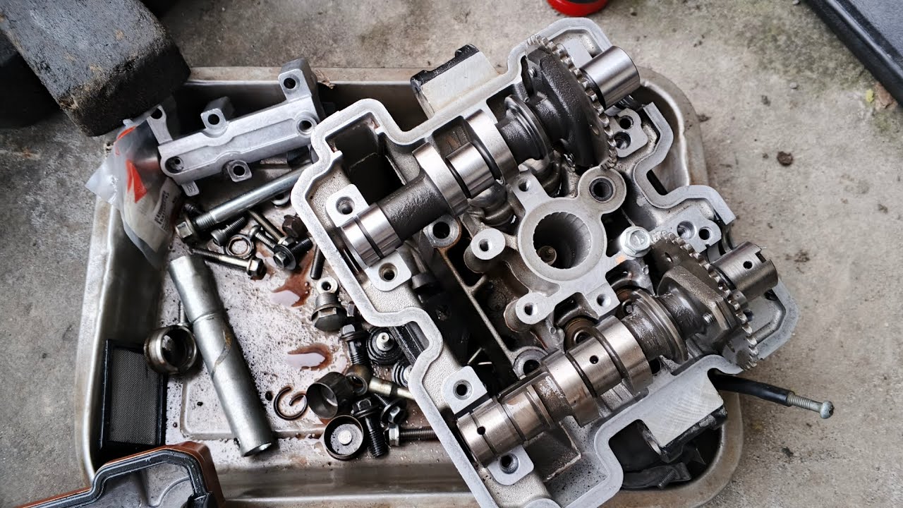  REMEDYO SA MAINGAY AT GASGAS NA CAMSHAFT AT CAMHOLDER NG RAIDER 150(PART 3 VIDEO) OVERHAUL 