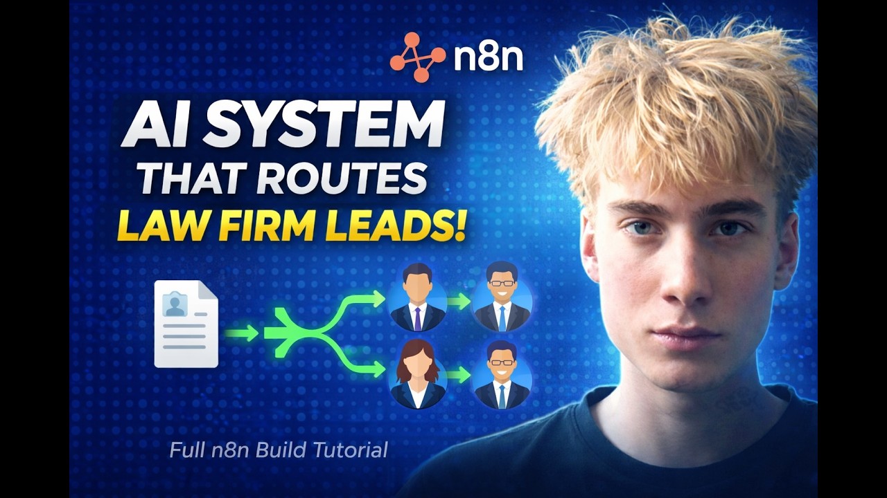 How I Built an AI System That Automatically Routes Law Firm Leads to the Right Lawyer (n8n Tutorial)