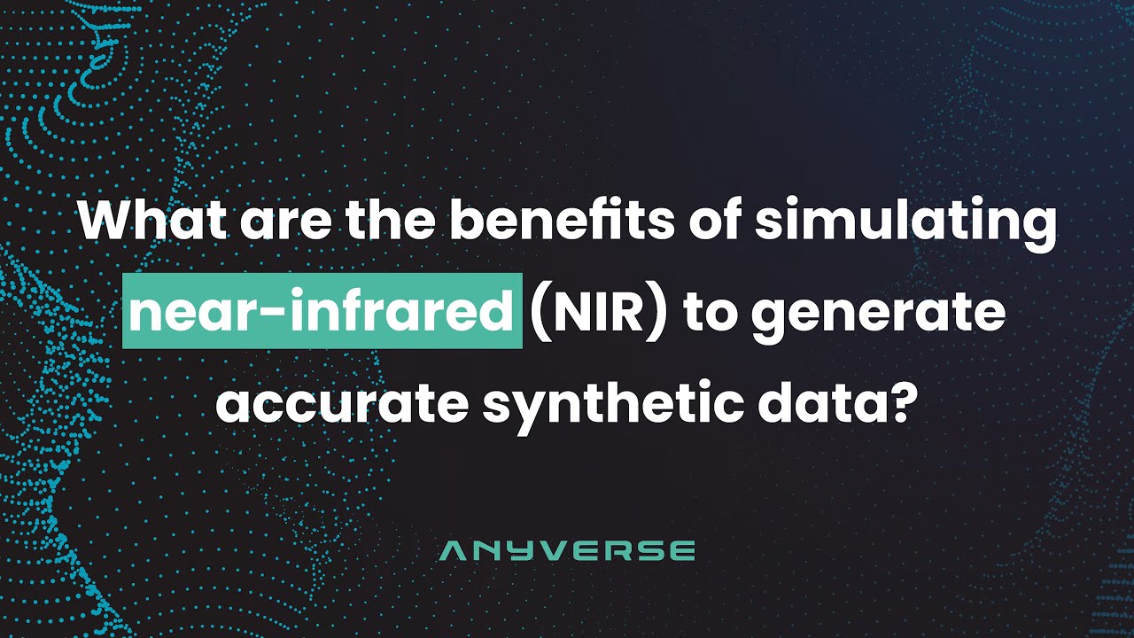 What are the benefits of simulating near-infrared (NIR) to generate accurate synthetic data?
