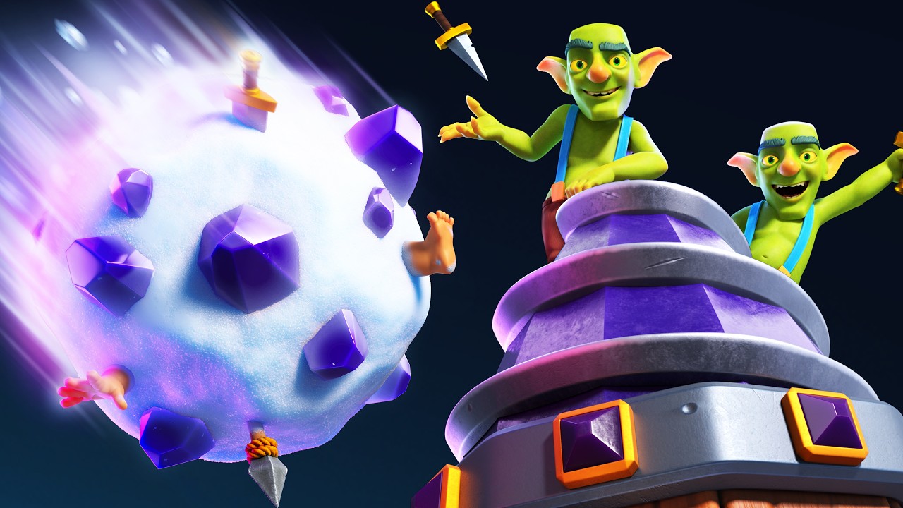 Top Ladder Push with Goblin Drill