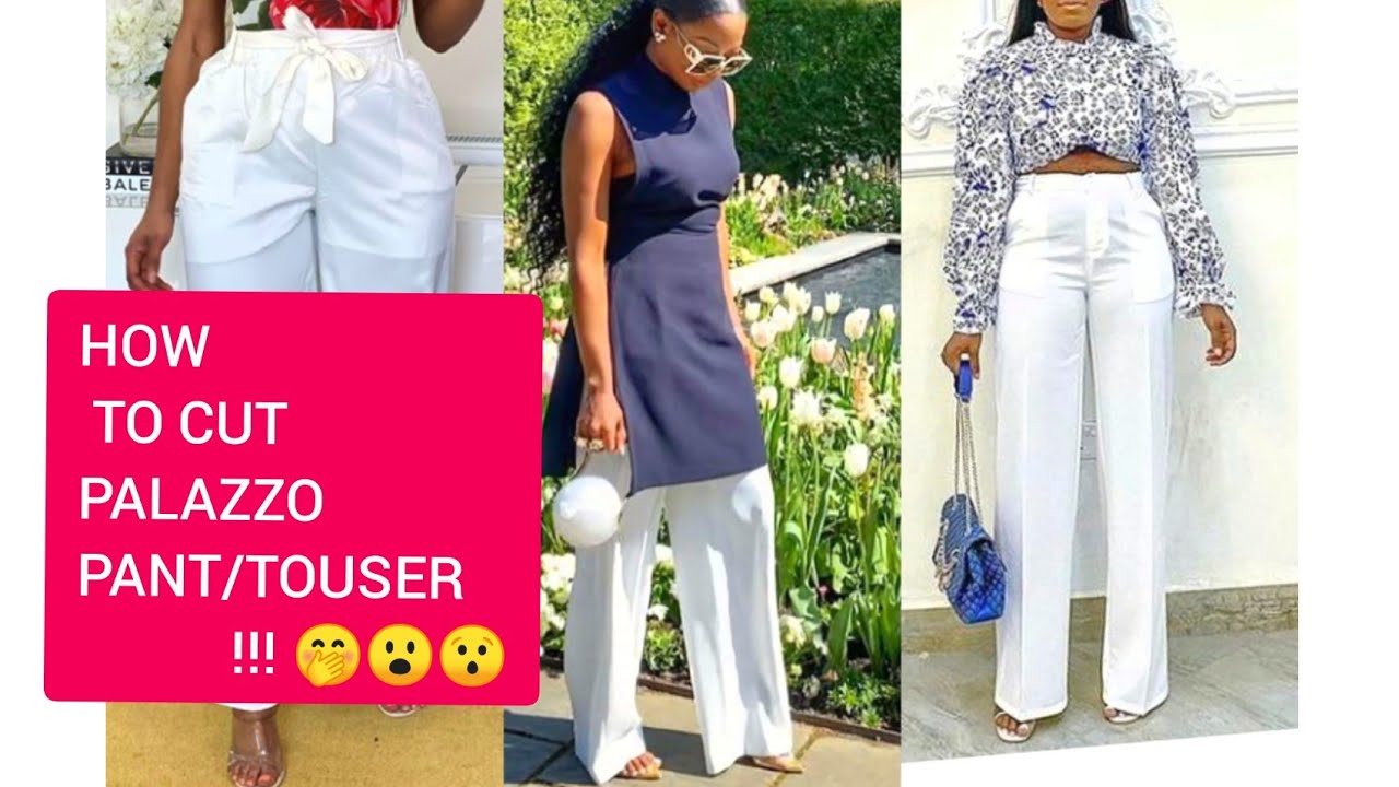 HOW TO SEW A SIMPLE PALAZZO TROUSER, BASIC SEWING GUIDE FOR BEGINERS