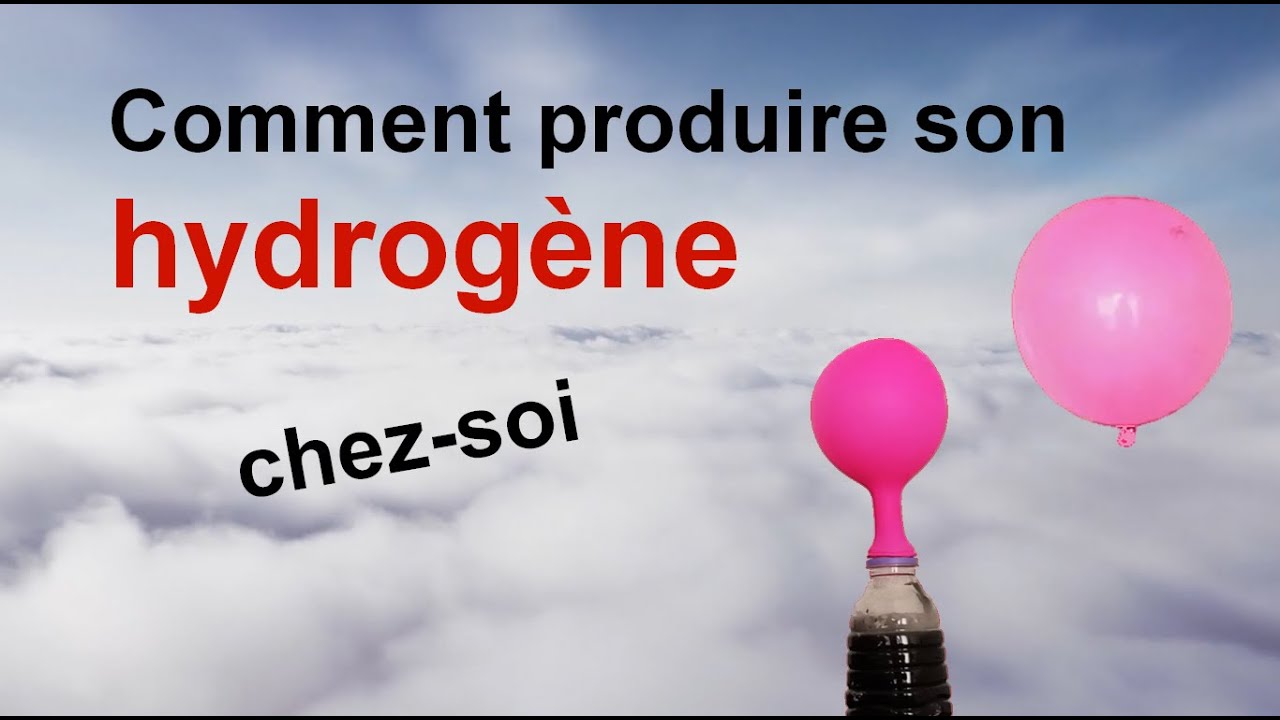 Produire de l'hydrogène chez-soi et faire voler un ballon (principe de flottabilité d'un dirigeable)