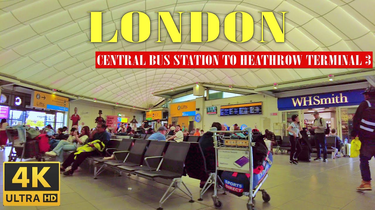 Heathrow Terminal 3 Arrival Shortcut Walk from Bus Station  Easy & Fast Route 2025