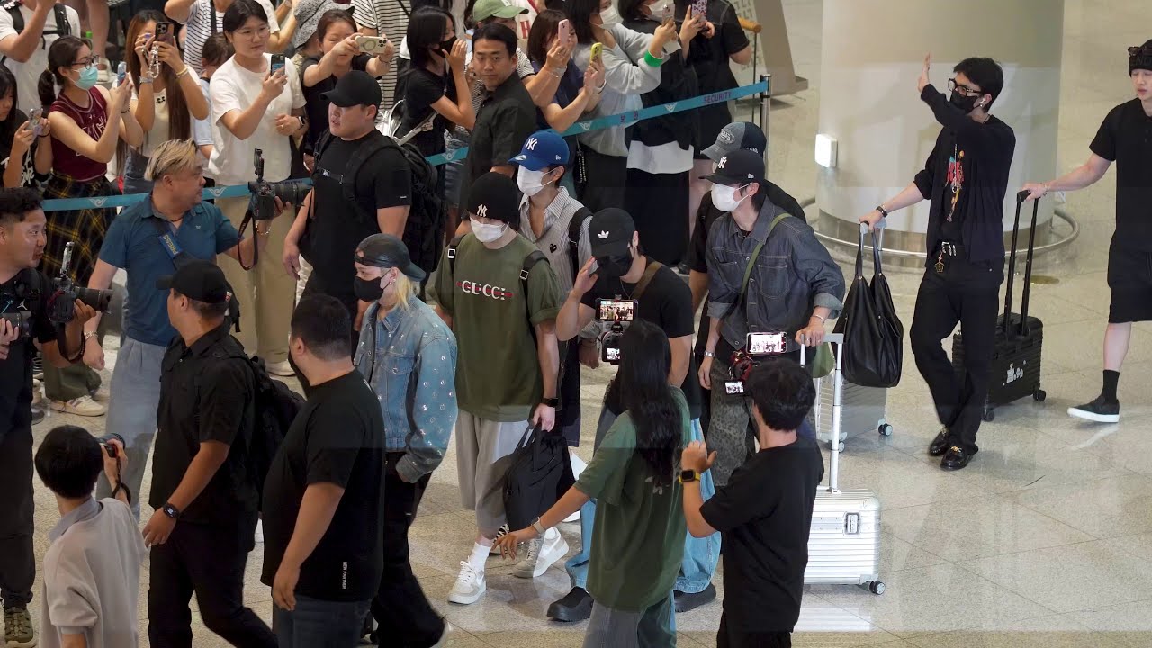 Overhead View: Stray Kids Arrival at Inchon Airport August 1st, 2025 250801 #스트레이키즈 #ストレイキッズ