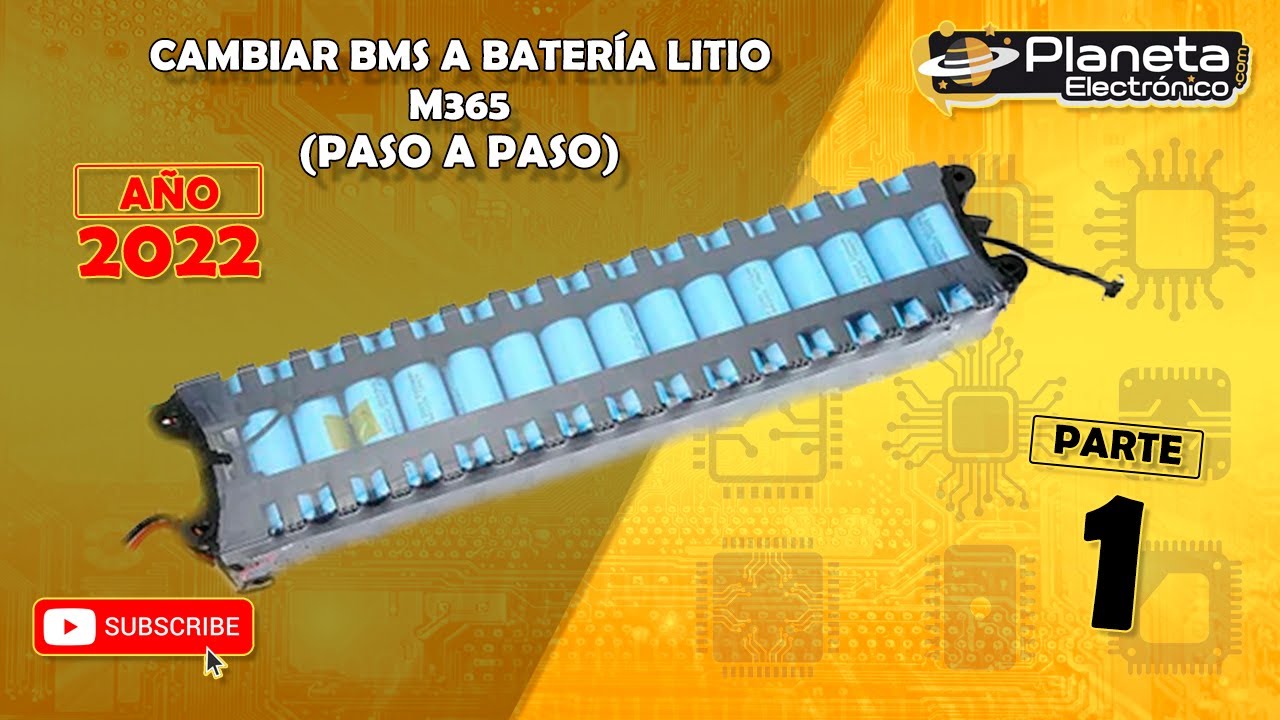Cambiar BMS en batería Litio M365 Año 2026 (Parte 01)