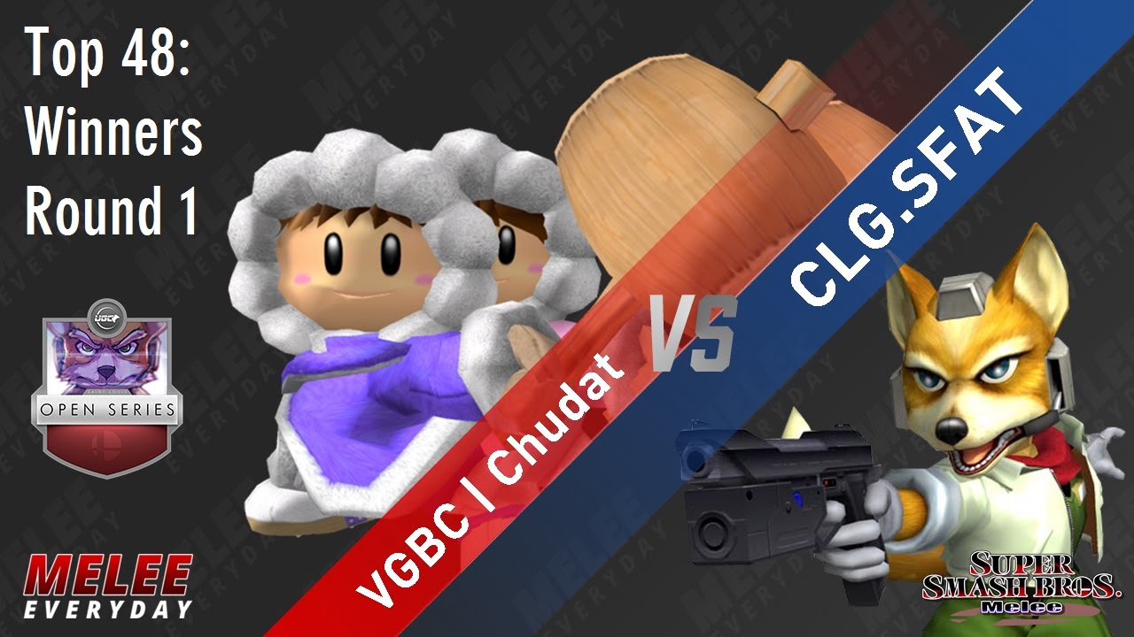 UGC Smash Open - VGBC | Chudat (Ice Climbers) vs. CLG . SFAT (Fox) - SSBM - Top 48, WR1