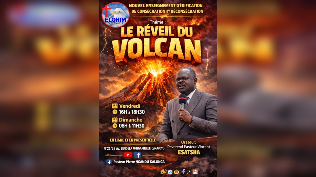 LA BRECHE DU REVIEL DU VOLCAN, Pasteur VINCENT ESATSHA