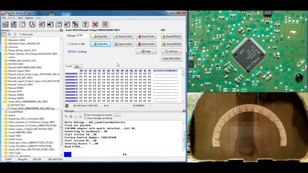 Smart W453 MB96F696RB OBD2