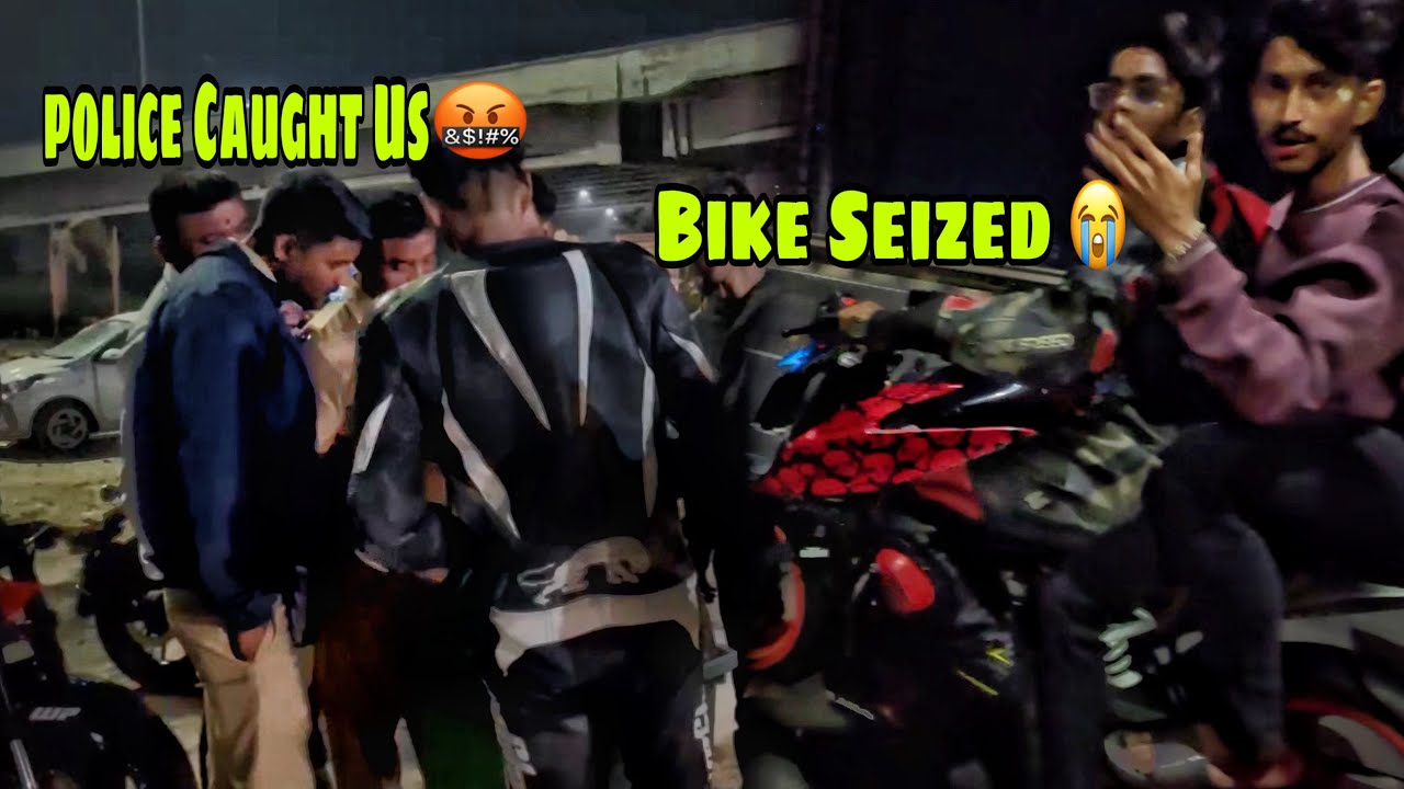 Police Ne Bike Seize Krdi💔🤬|| Police Caught Us While Doing Bike Stunt😭||