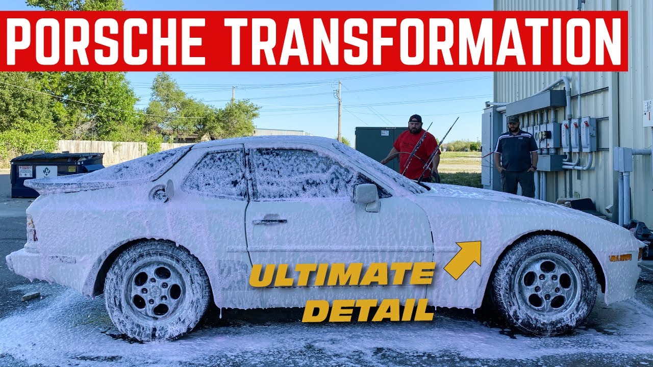 Starting The MASSIVE Detailing TRANSFORMATION On My $500 Porsche 944