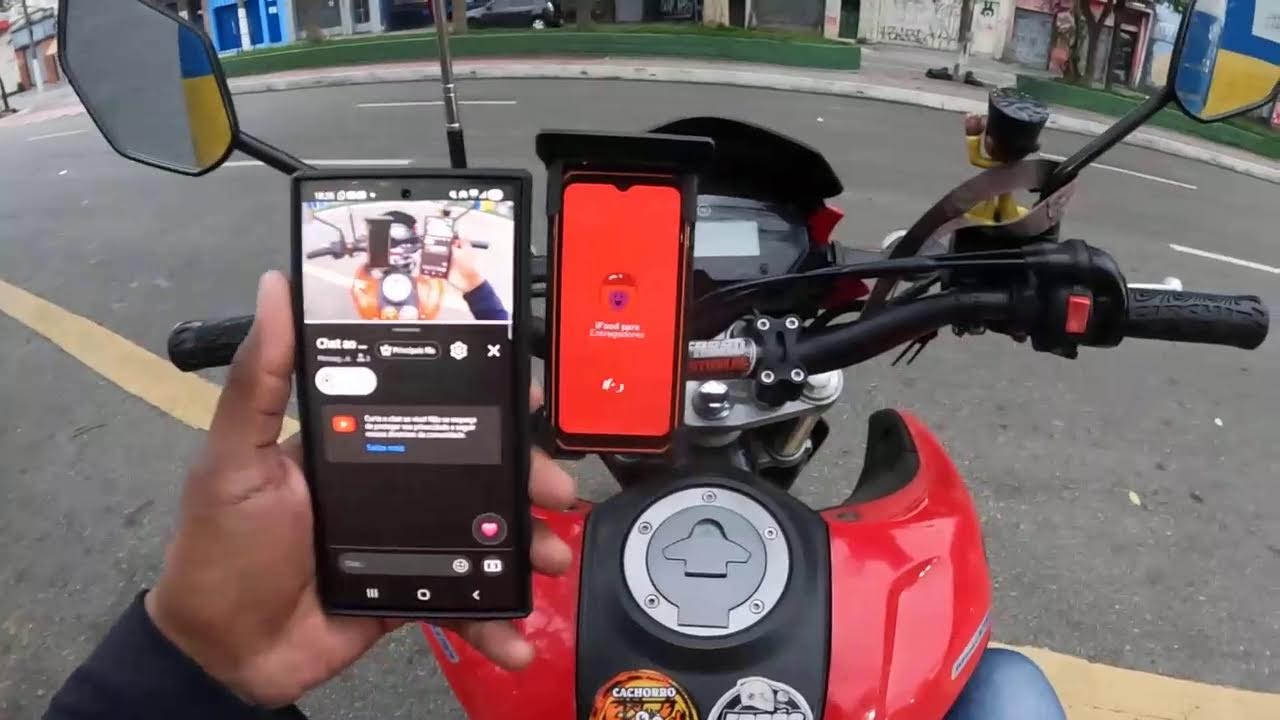 Ao Vivo nas entregas pelo Ifood.