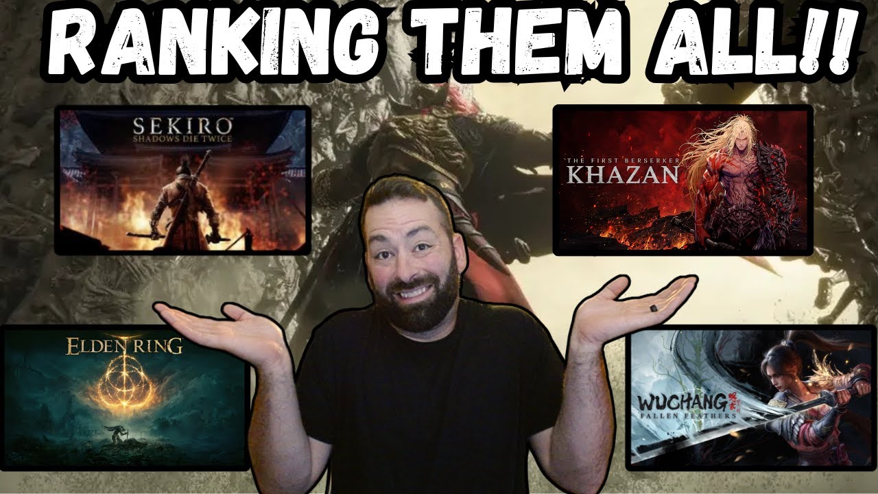 Ranking every souls & soulslike game I have EVER played! (40+ game tier list)