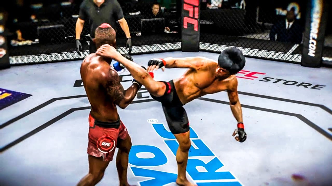 BRUCE LEE VS MARC DIAKIESE | UFC 3 BRUTAL FIGHT | UFC 3 K1 RULES | UFC 3 2020 | EA SPORTS UFC 3