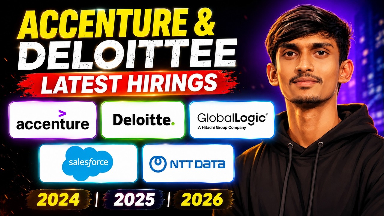 Accenture, Deloitte, Salesforce, NTT Data & GlobalLogic Hiring Updates 2026 | IT & NON-IT Hiring