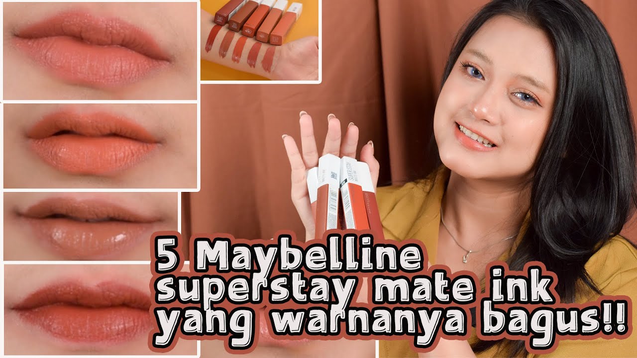 5 SHADE BAGUS BANGET MAYBELLINE SUPERSTAY MATTE INK
