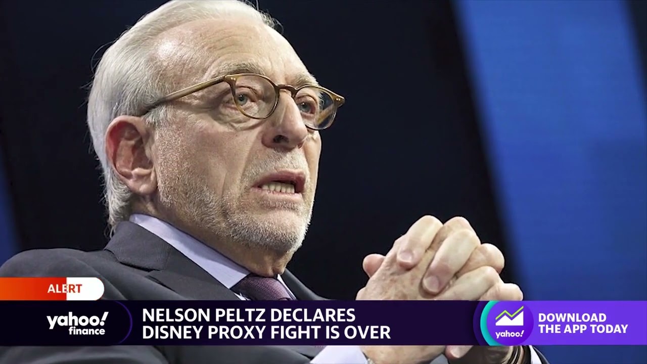 Nelson Peltz declares the end of Disney proxy fight