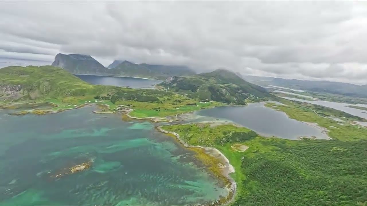 Rooftenting at the Lofoten islands - Droneshots