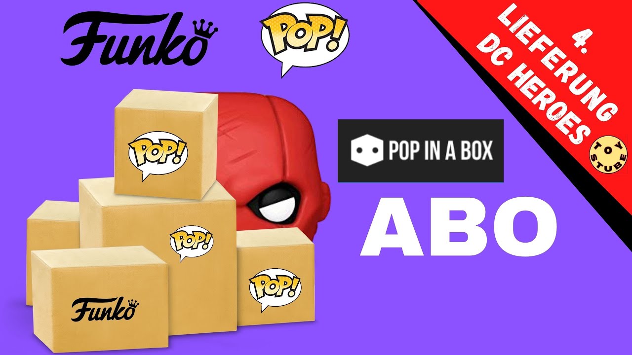 Pop in A Box Abo 4. Lieferung 🎁 Lohnt es sich immer noch? Funko Pop DC Heroes Abonnement