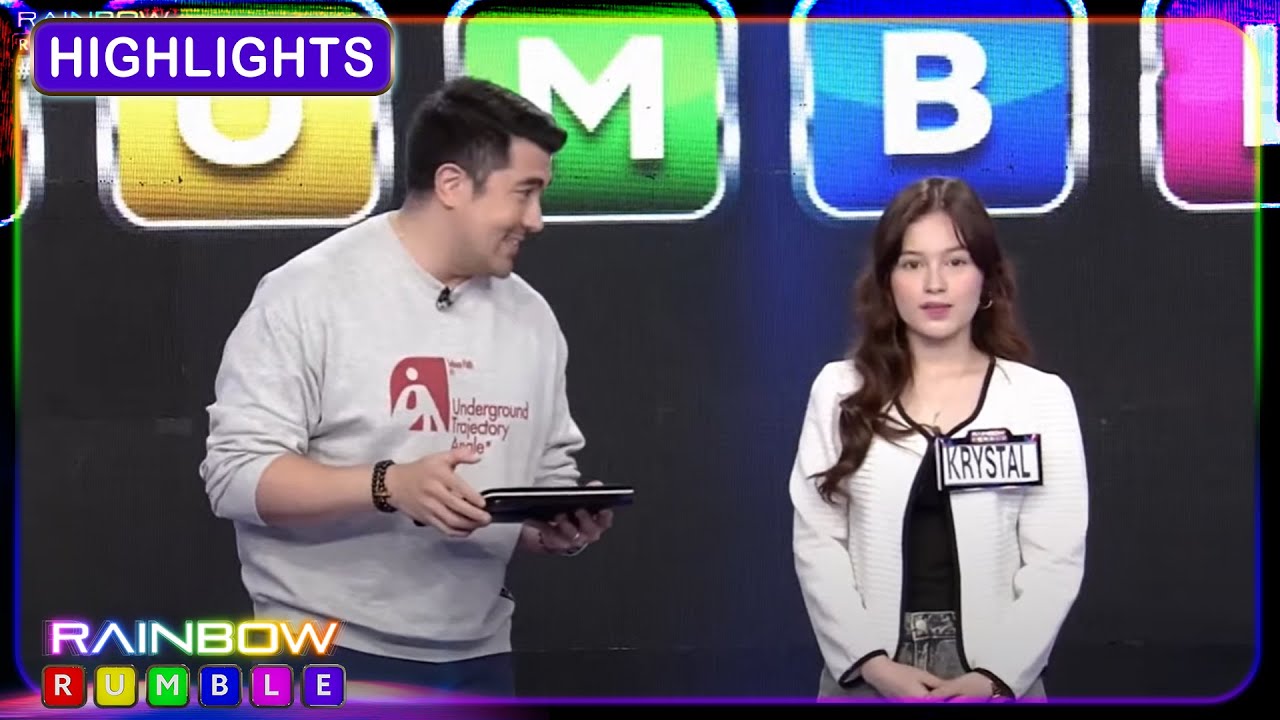 Krystal Mejes, kinulang ng oras sa Rainbow Rumble jackpot round | Rainbow Rumble