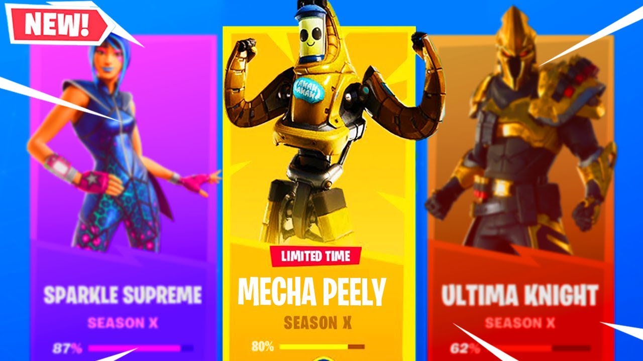 *NEW* MECHA PEELY SKIN in Fortnite! (P-1000 SKIN BUNDLE)