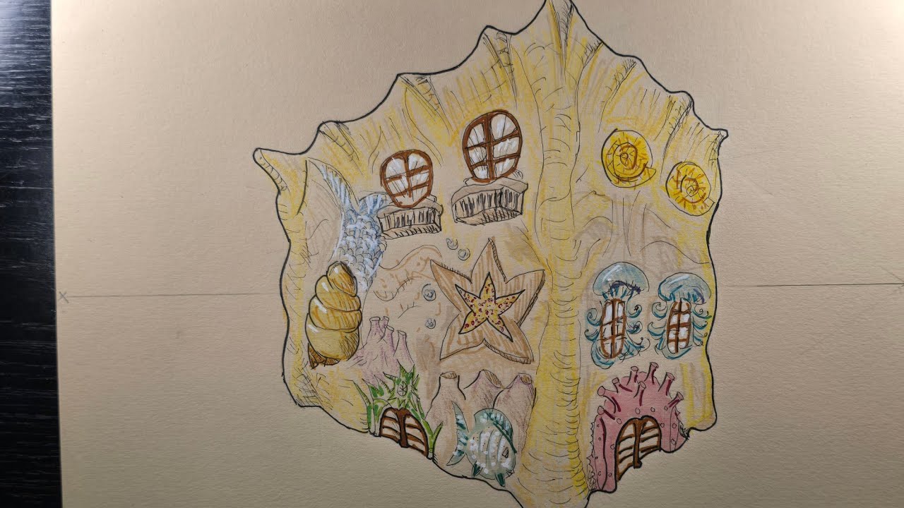 Tutoriel vidéo pour effectuer le dessin de l’architecture inspirée par Antoni Gaudi