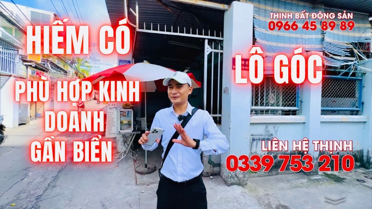 💥 HIẾM C&Oacute;! L&Ocirc; G&Oacute;C 2 MẶT TIỀN &ndash; NGANG 10M ĐƯỜNG KINH DOANH GẦN BIỂN NHA TRANG &ndash; QU&Aacute; ĐẸP