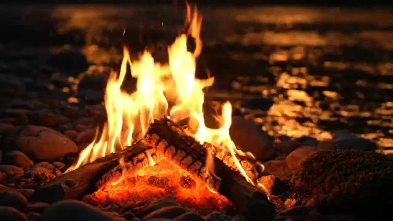 Campfire Night Ambience – Drift Off Fast