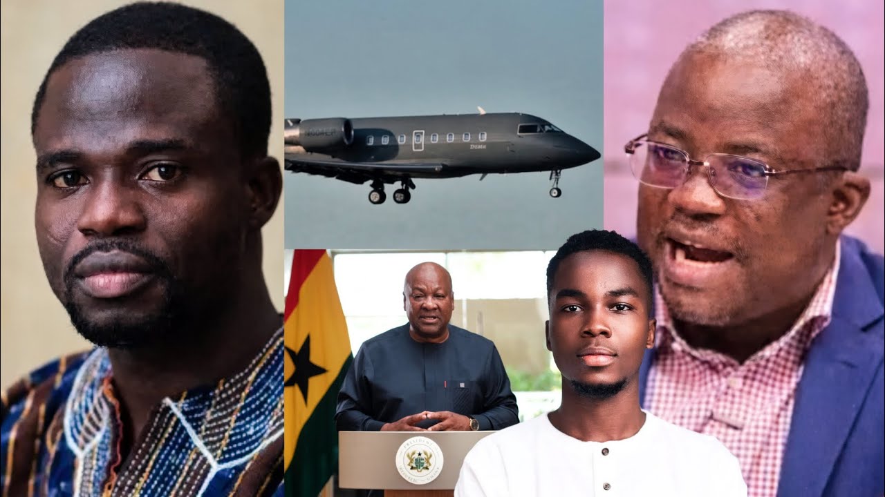 Prez Mahama under fire for using Ibrahim Mahama's private jet to South Korea 